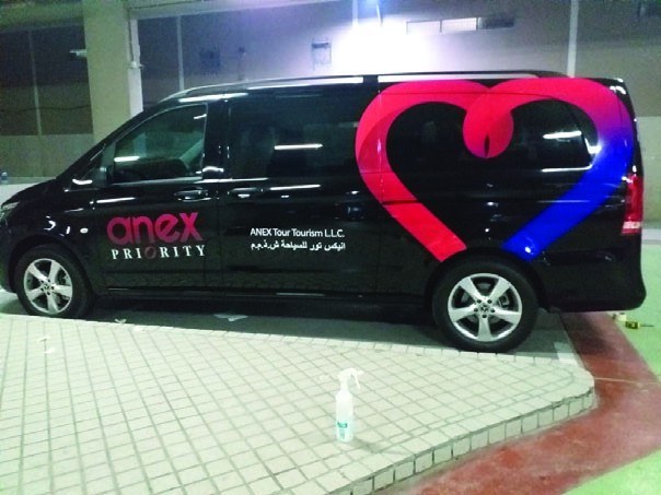 Branded company van wrap